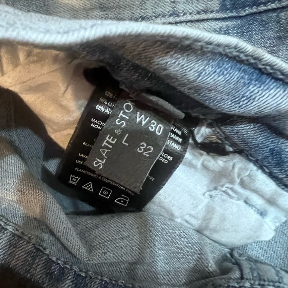 Slate & Stone Men’s Standard Slim Fit Jeans 30 Sz EUC - Picture 4 of 7
